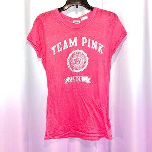 PINK Victoria's Secret "Team Pink" Medium Tee Shirt